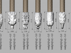 END PIECES FOR BRACELETS 5 MM 3D Принт Модель