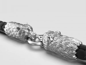 END PIECES FOR BRACELETS 3 MM 3D Print Model