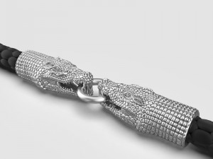 END PIECES FOR BRACELETS 3 MM Modello di stampa 3D
