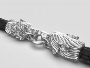 END PIECES FOR BRACELETS 3 MM Modello di stampa 3D