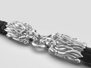 END PIECES FOR BRACELETS 3 MM Modello di stampa 3D