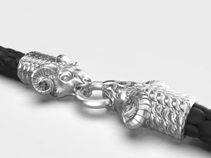 END PIECES FOR BRACELETS 3 MM Modello di stampa 3D