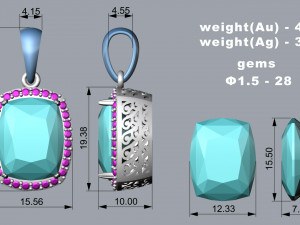 PENDANT P086 Model 3D