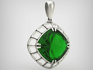 펜던트 P090 3D 모델