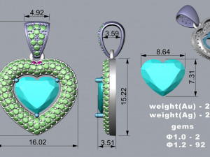 PENDANT P094 Model 3D
