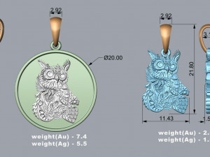 PENDANT P099 Modelo 3D