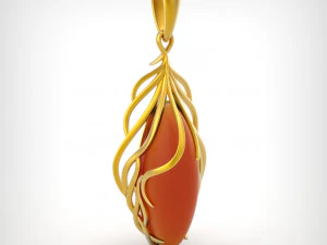 吊坠 P101 3D 模型