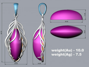 PENDANT P101 3D 模型