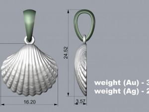 PENDANT P105 Modèle 3D
