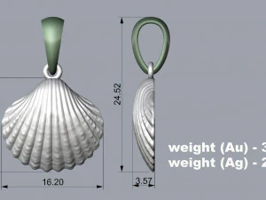 КУЛОН P105 3D Модель