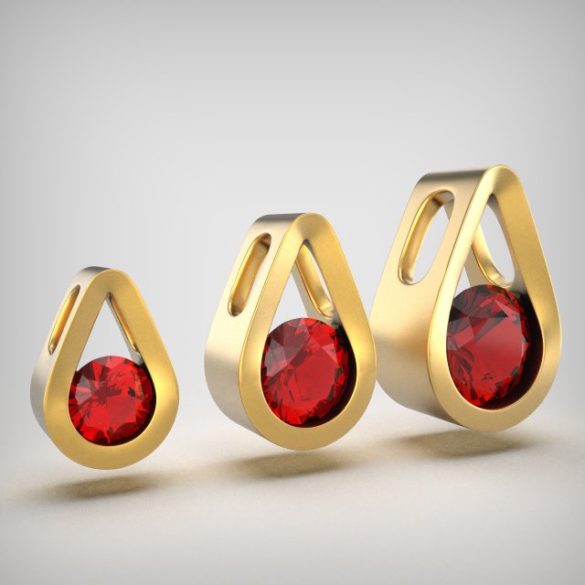 PENDANT P107 3D Model .c4d .max .obj .3ds .fbx .stl .blend