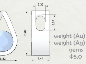 PENDANT P107 3D Model
