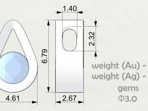 PENDANT P107 3D Model