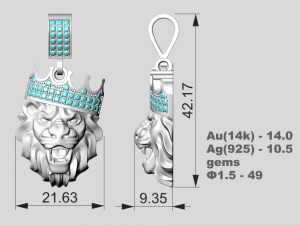 PENDANT P115 3D Model