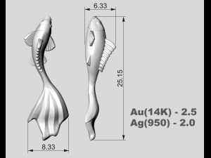PENDANT P118 Modelo 3D