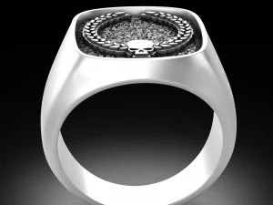WAHARING 059 SKULL-LAURALS 3D Model