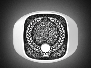 WAHARING 059 SKULL-LAURALS Model 3D