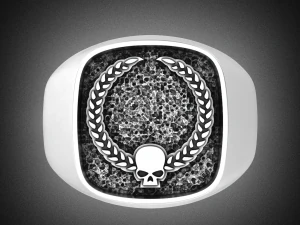 WAHARING 059 SKULL-LAURALS 3D Model