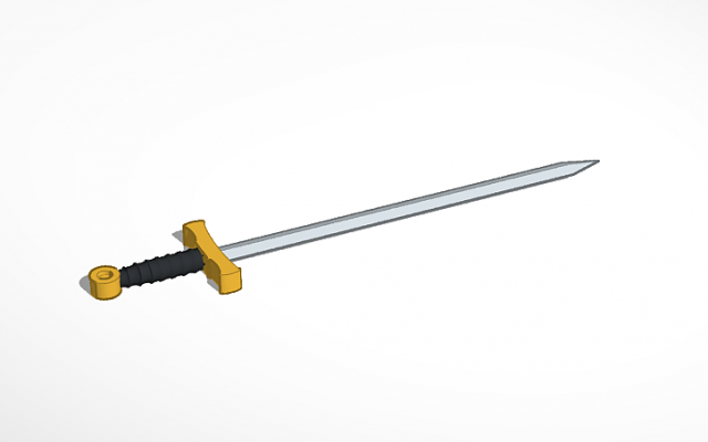 Sword 3D 모델 .c4d .max .obj .3ds .fbx .stl .blend