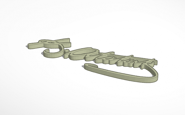 ATATRK SIGNATURE 3D 打印模型 .c4d .max .obj .3ds .fbx .stl .blend 
