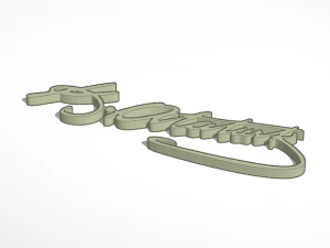 ПІДПИС АТАТРК 3D Принт Модель