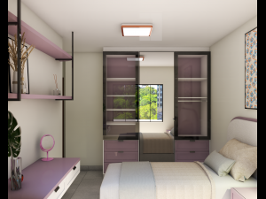 A house complete with 3D furniture each 3d block has its texture adjusted the files are editable Model 3D