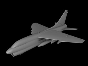 A-7 CORSAIR II SCALE 172 PRINTABLE STL FILES 3D Принт Модель
