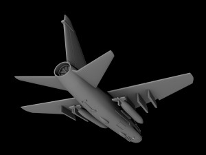 A-7 CORSAIR II SCALE 172 PRINTABLE STL FILES Model Cetak 3D