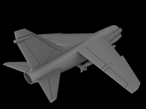 A-7 CORSAIR II SCALE 172 PRINTABLE STL FILES Model Cetak 3D