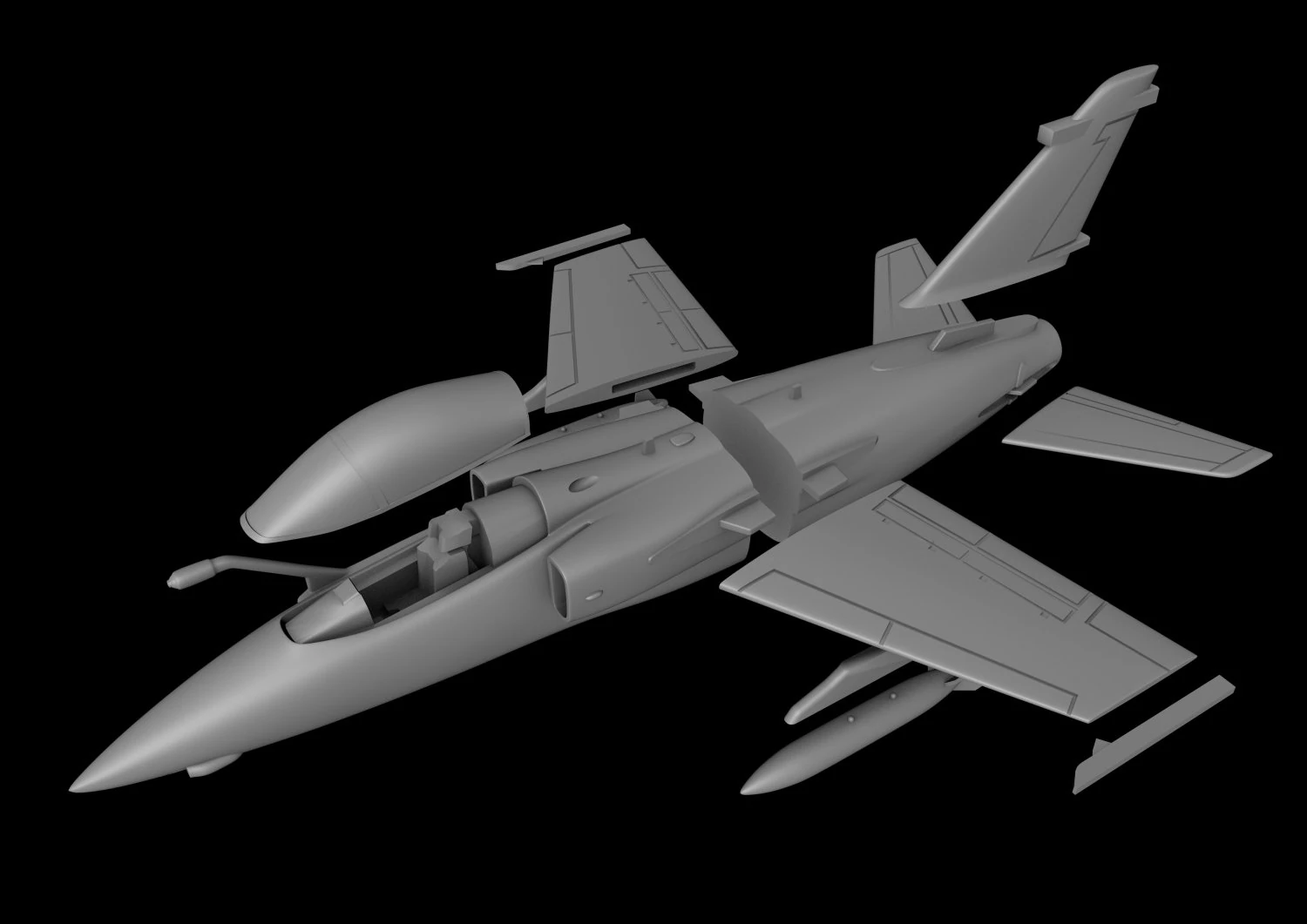 AMX-INTERNATIONAL SCALE 1-72 PRINTABLE STL FILES 3D Print Model .c4d .max .obj .3ds .fbx .stl .blend