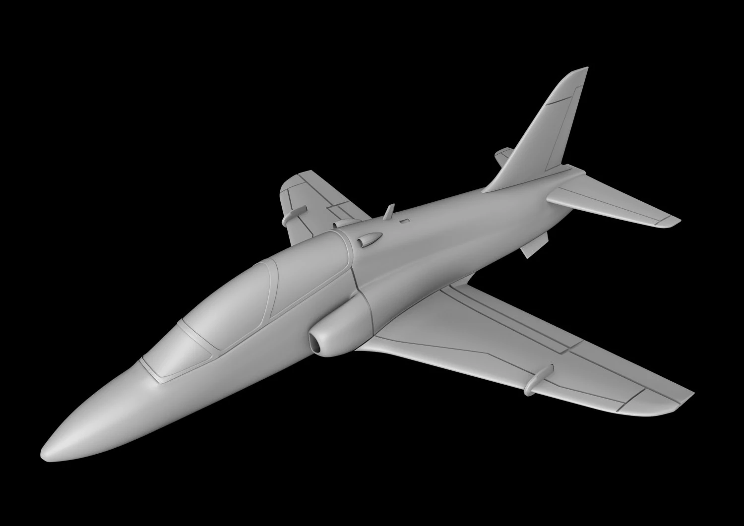 READY TO PRINT STL FILES OF SCALE MODEL BAE HAWK MK-53 SCALE 148 3D Print Model .c4d .max .obj .3ds .fbx .stl .blend 
