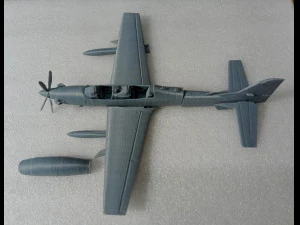 EMB-314 EMBRAER SUPER TUCANO ESCALA 148 Modelo de impresión 3D