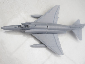 F-4 PHANTOM II SCALE 1-72 3D PRINT READY STL FILES Modelo de impresión 3D