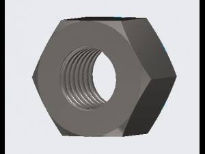 18 mm Nut 3D Model