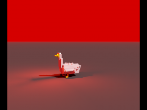 Angry goose Modèle 3D