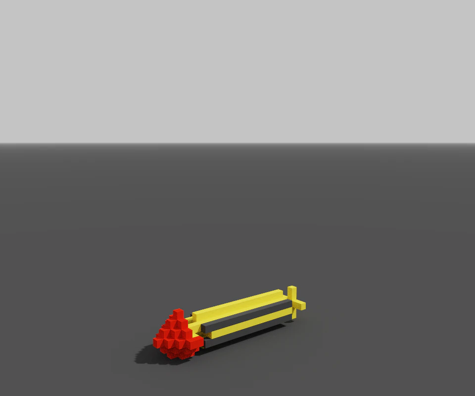 Explosive rocket 3D Model .c4d .max .obj .3ds .fbx .stl .blend 