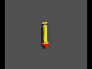 Explosive rocket 3D Model