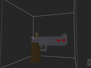 Laser revolver Modelo 3D