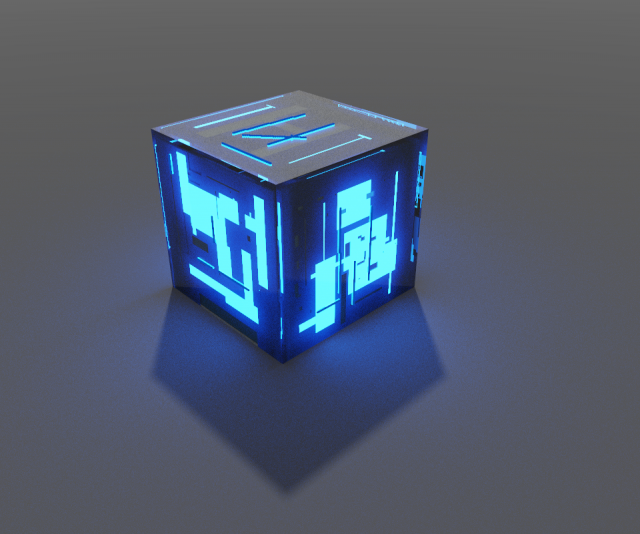 Small set with science fiction equipment 3D Модель .c4d .max .obj .3ds .fbx .stl .blend 