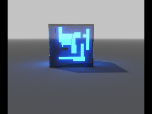 Small set with science fiction equipment 3D Модель