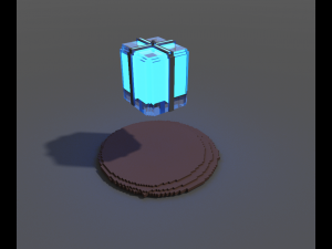 Small set with science fiction equipment 3D Модель