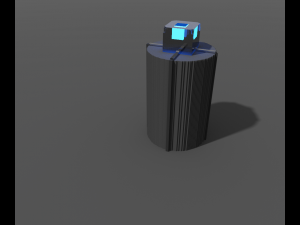 Small set with science fiction equipment 3D Модель