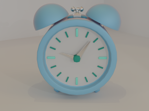 Retro alarm clock Modelo 3D