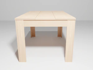 Nordic Wood Table 3D Model