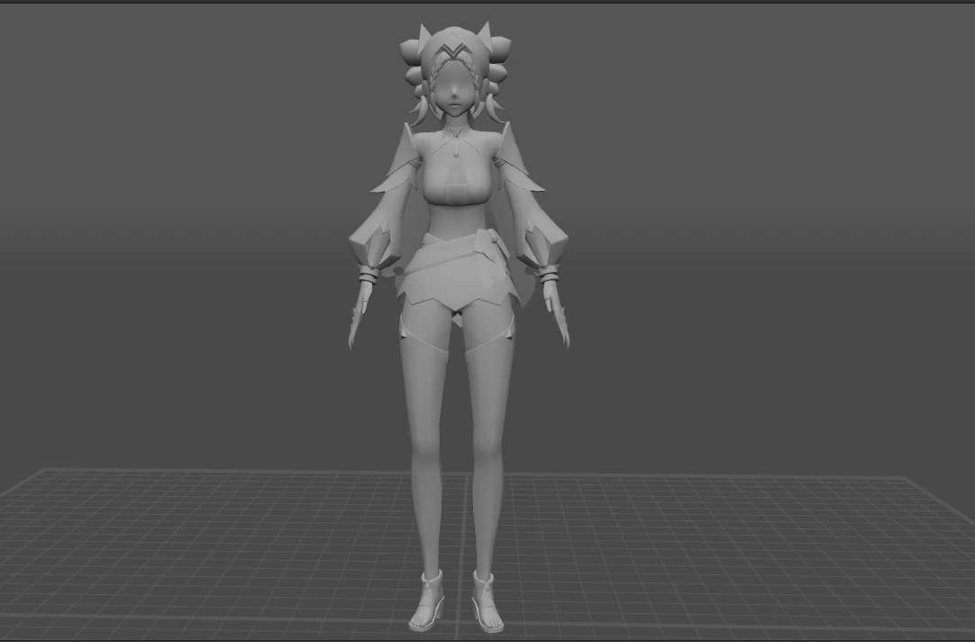 Jeht Genshin Impact 3D Model .c4d .max .obj .3ds .fbx .stl .blend 