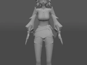 Animaci&oacute;n 3d danza Jeht Genshin Impact Modelo 3D