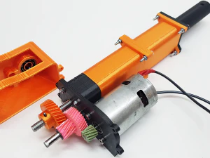 3d Printable Linear Actuator 3D Print Model