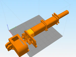 3d Printable Linear Actuator 3D Print Model