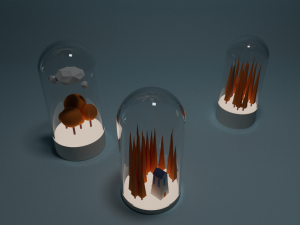 LED glass bulb 3D Model