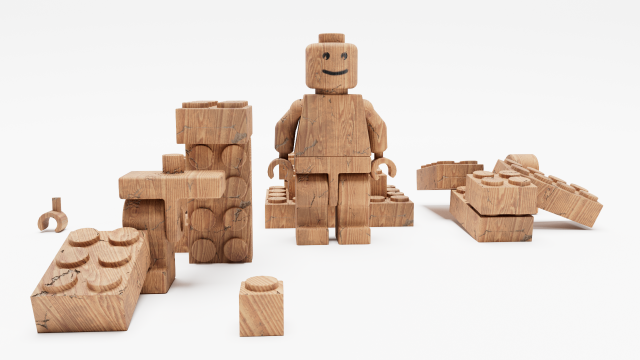 Lego 3Dモデル .c4d .max .obj .3ds .fbx .stl .blend 